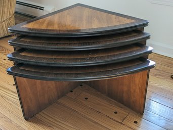 4 Wood Nesting Tables