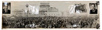 January 20th 1969 Nixon Agnew Inauguration Parade At Capital Panoramic Gloss Photograph