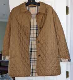 Burberry London Quilted Jacket Size Small