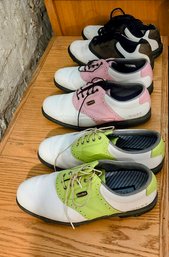 3 Pairs Of Footjoy Golf Shoes - Size 10.5