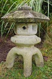 Concrete Pagoda Lantern Statue