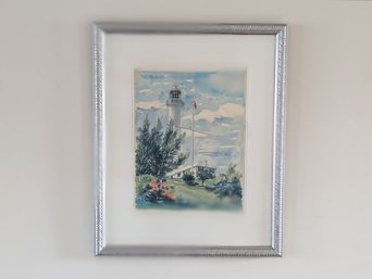 Bermuda Signed Watercolor Print By Joan Forbes