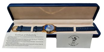 Disney Store Exclusive Limited Edition Peter Pan Wrist Watch With Case & COA