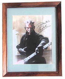 Star Wars Ray Park As Darth Maul Signed Autographed Framed 8x10 Photo With COA