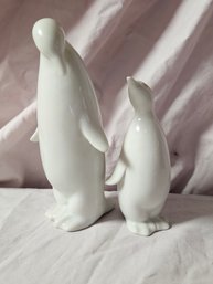 Vintage Crowning Touch Porcelain Penguins, Made In Japan