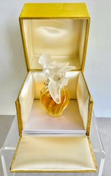 Vtg L'AIR DU TEMPS Nina Ricci Paris-new In Satin Covered Box Never Opened But Evaporated 2oz.