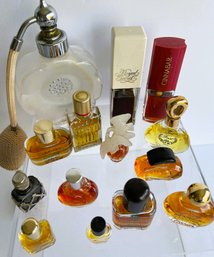 Lot Of Perfume Miniatures, Gucci, Chloe, Aramis, Van Cleef, More, Perfume Bottle W/Atomizer (READ DESCRIPTION)