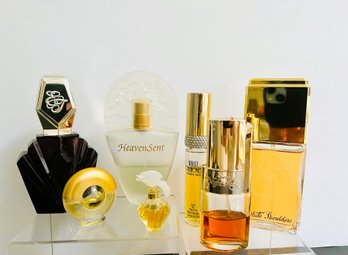 Women's Perfume & Cologne Lot 1 Full & Partial Bottles : White Shoulders, Aviance Musk, Heaven Scent Others