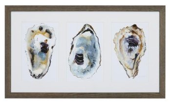 Signed Michael Willett Framed Giclee Print Titled 'Oyster Shimmer'