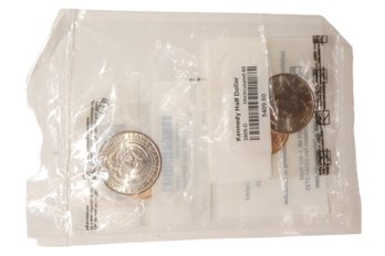 Set Of 2005 Sacagawea And Kennedy Uncirculated - Sealed Littleton Coin Co. Packaging