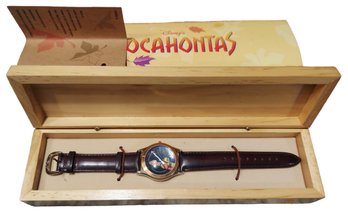Disney Store Exclusive Limited Edition Pocahontas Wrist Watch With Case & Box