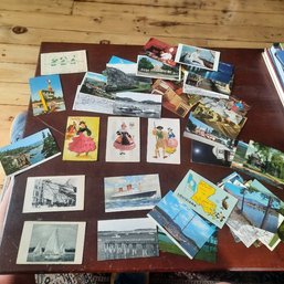 #62 - Lot Of 52 Vintage Post Cards From 1940's To 1970's.
