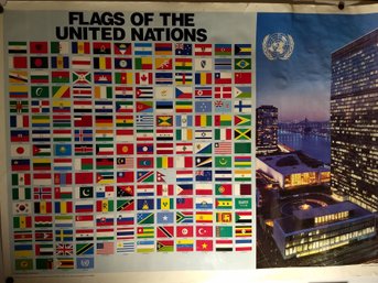 1994 Flags Of The United Nations Poster