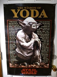 Star Wars The Wisdom Of Yoda Poster Copyright 1997