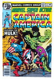 1978 Marvel Super Action #12 Starring Captain America  Featuring The Hulk