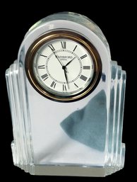 Vintage Waterford Crystal Art Deco Clock