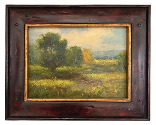 Trevor James Co. A Baroque Scene In Antique Style Frame