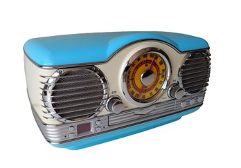 1950s Retro Style Memorex Turquois AM/FM Stereo Radio CD Player