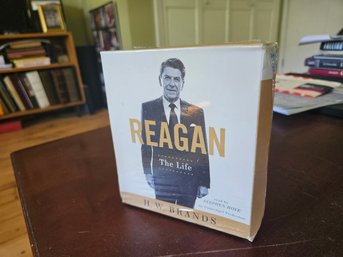 #47 - REAGAN The Life Audio Book With 25 Compact Discs New In Sealed Box.