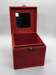 Red Velvet 3 Layer Jewelry Box