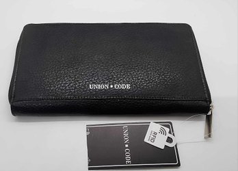 Union Code Black Leather Wallet