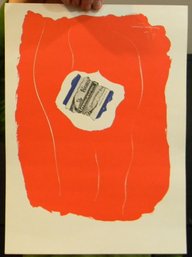Robert Motherwell  Original Tri Color Lithograph For XXe Siecle1973