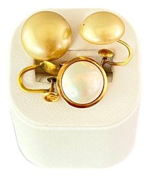 3 Pearl Earrings In 10K And 14K Gold