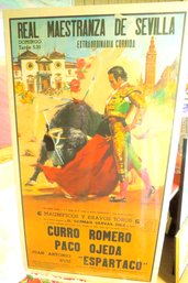 Spanish Bullfighter Original Poster Bonestar