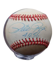 PETE ROSE Signed Autographed Baseball