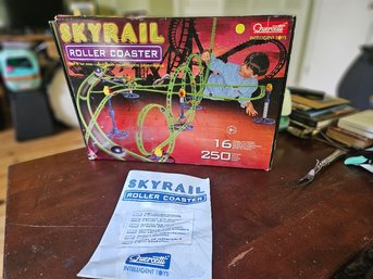 #90 Uercetti #6435 SkyRail Roller Coaster Glow In The Dark Construction Toy 250 Pieces 16 Yards Of Track