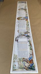 Jewish Ester Scroll Canvas Limited Edition Art Print Judaica Torah