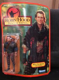 1991 Kenner Robin Hood Will Scarlett - Christian Slater Action Figure New In Package