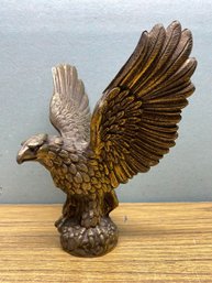 Outstanding Vintage Bald Eagle In Flight Flag Pole Topper. Yes Shipping.