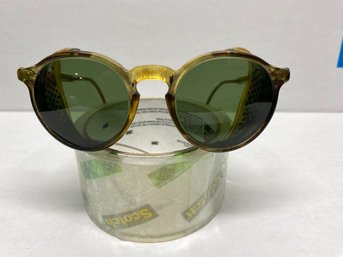 Vintage American Optical Sunglasses With Folding Side Shields. Steampunk! Yes Shipping.