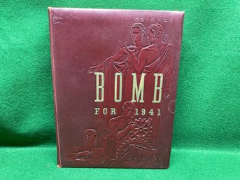 Vintage 1941 World War II Era Iowa College Of Agriculture Yearbook. Ironically Entitled 'The Bomb.'