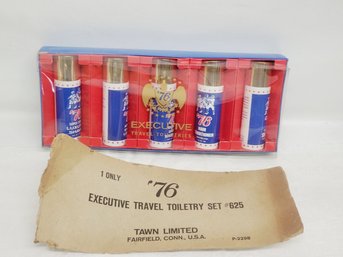 NOS Tawn Ltd 76 Executive Travel Toiletry Set #625-Shampoo, Shave Lotion & More