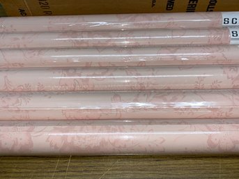 Schumacher Wallcovering Wall Paper. (6) New Old Stock Double Rolls #507020 R13.