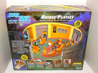 Large Never Opened 1993 Star Trek Bridge Playset Nice Shape