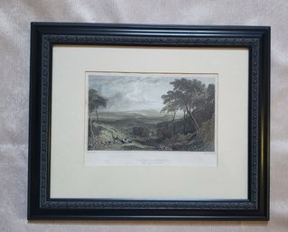 Antique English Print 'Warkwickshire' 1829 From The Pickwick Gallery