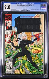 1992 Marvel Comics Silver Sable And The Wild Pack #1 CGC 9.0  SILVER FOIL COVER