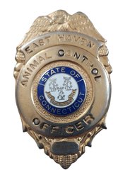 VINTAGE EAST HAVEN CONNECTICUT CT ANIMAL CONTROL OFFICER BADGE