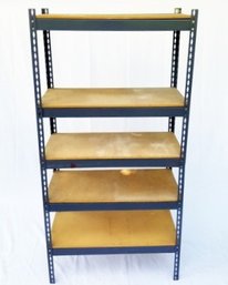 A Metal And Composite Storage Shelf - 36X14X72 - 1 Of 2