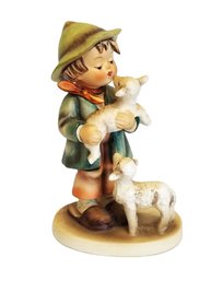 Vintage Shepard Boy' Porcelain Goebel M.I. Hummel Figurine # 64 Made In West Germany