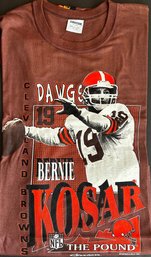 NWOT 1990 STARTER NLFP Bernie Kosar Cleveland Browns T Shirt  Size L Never Worn