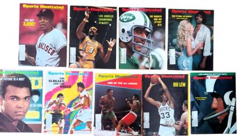 Vintage 1970 Thru 1972 Lot Of 36 Sports Illustrated Magazines Including Ali Mays Namath Etc