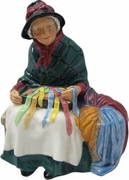 Vintage Royal Doulton Figurine 'SILKS AND RIBBONS' HN2017 By Leslie Harradine