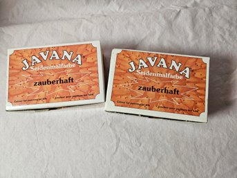 2 Boxes Of Javana Paint For Painting On Silk