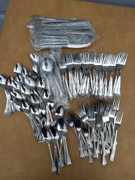 157 Pieces Of Stainless Steel Silverware By Rogers Mostly And Imperial