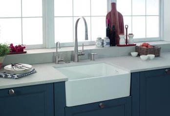 Franke MHK110-28 Manor House Single Basin Apron Front Fireclay White (alpine)  Kitchen Sink