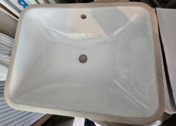 2 New In The Box Kohler Caxton Rectangular Under Counter Vanity Sinks